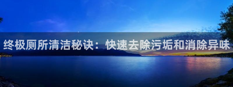 尊龙凯时官网版登录：终极厕所清洁秘诀：快速去除污垢和消除